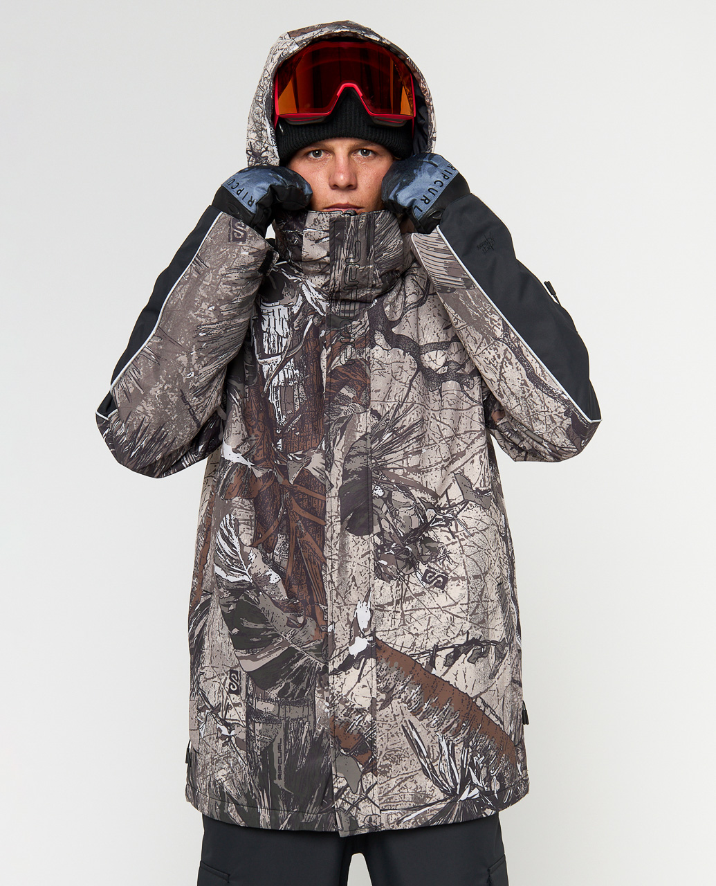 מעיל סקי לגברים Anti-series Rider 10k/10k Snow Jacket- Rip Curl