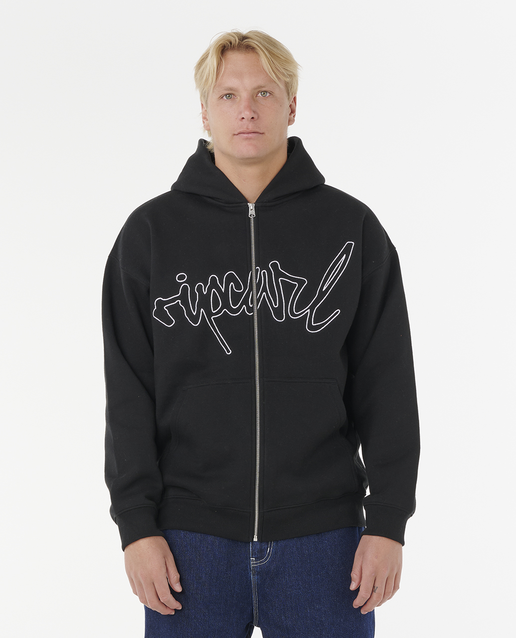 פליס לגברים Medina Archive Script Zip Through Hood- Rip Curl