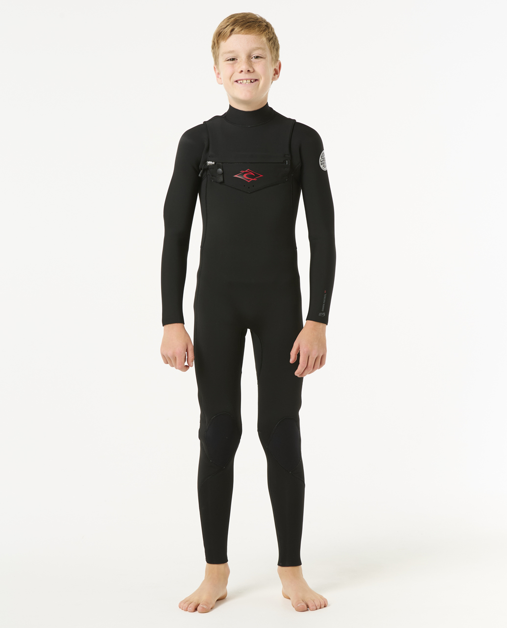 חליפת גלישה ארוכה לילדים Kids Dawn Patrol 3/2 Chest Zip Steamer- Rip Curl
