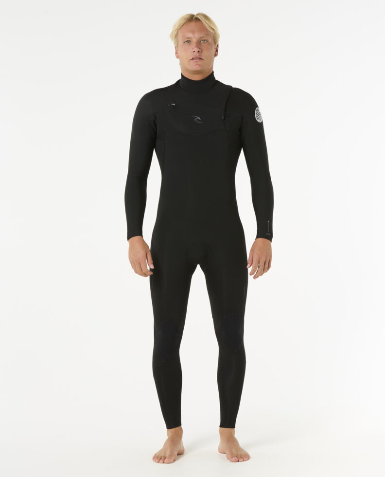 חליפת גלישה ארוכה לגברים Mens Dawn Patrol 4/3 Chest Zip Steamer Wetsuit- Rip Curl