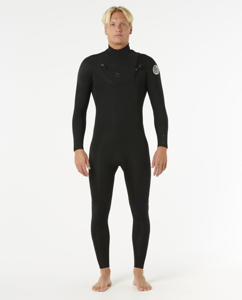 חליפת גלישה ארוכה לגברים Dawn Patrol Pro 4/3 Chest Zip Wetsuit- Rip Curl