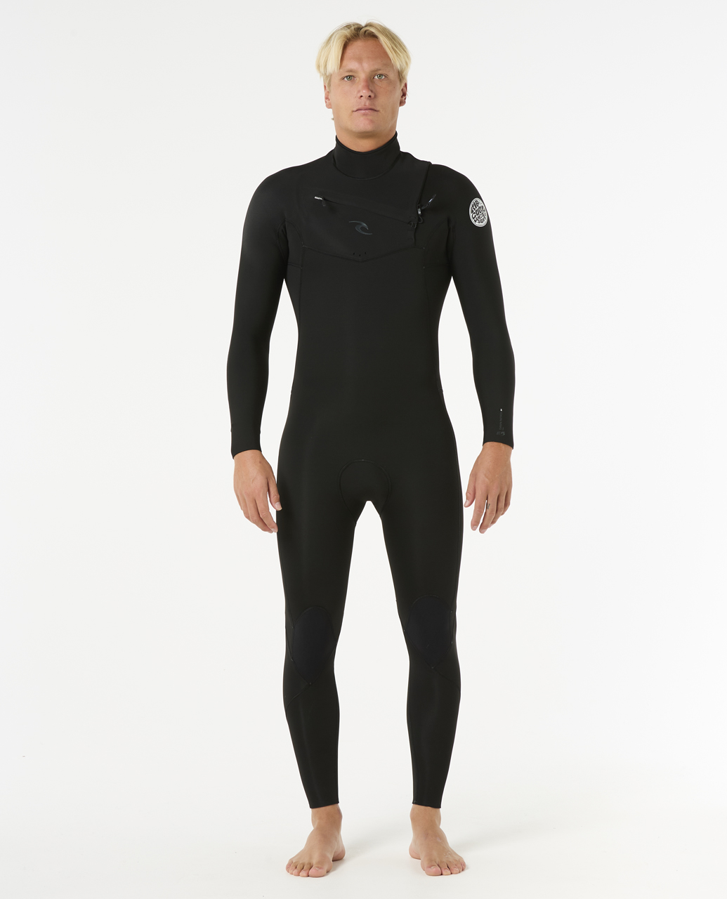 חליפת גלישה ארוכה לגברים Dawn Patrol Pro 3/2 Chest Zip Wetsuit- Rip Curl