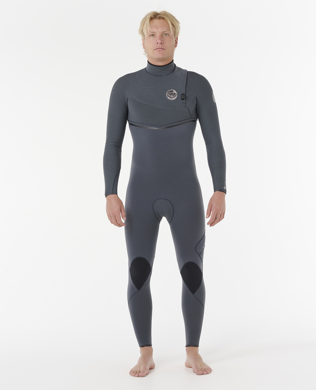 חליפת גלישה ארוכה לגברים E-bomb 4/3 Zip Free Wetsuit- Rip Curl