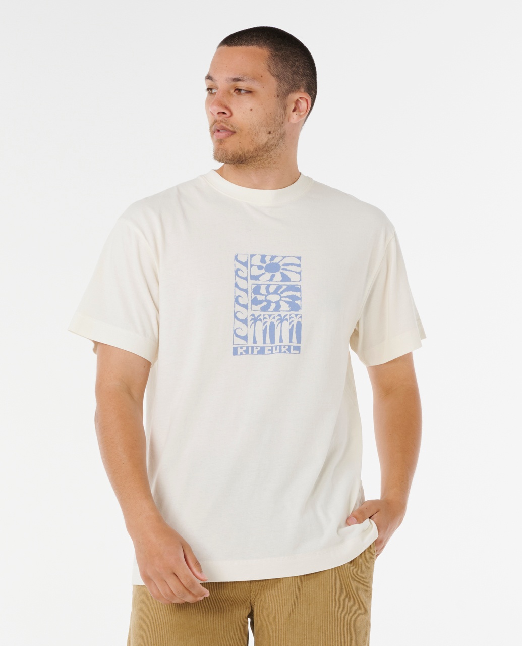 חולצה קצרה לגברים Artist Of The Search - Ty Williams Stacked Tee- Rip Curl