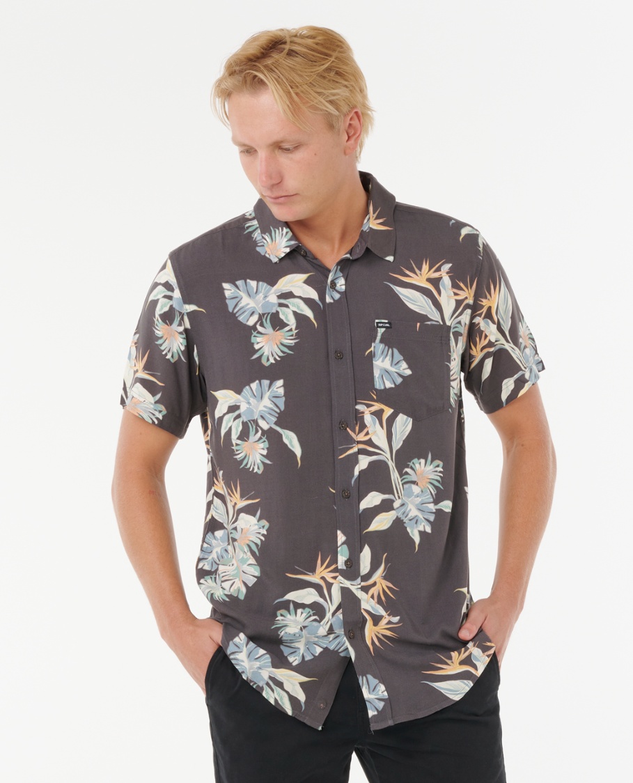 חולצה מכופתרת קצרה לגברים Fun Times Short Sleeve Shirt- Rip Curl